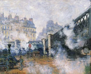 El Puente de Europa, Gare Saint-Lazare, 1877